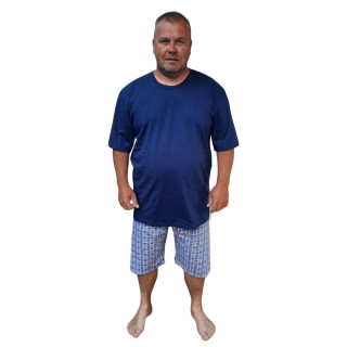 Letní pánské pyžamo Betty mode vel. M-XXXXL tmavě modré