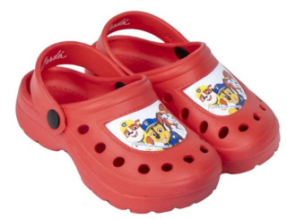 Dětské nazouváky / pantofle Paw Patrol vel. 26/27-30/31 červené