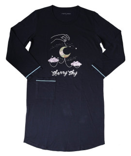Dámská noční košile Wolf D2241 vel. M-XL tmavě modrá