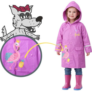Dívčí pláštěnka Wolf Y2312 vel. 116/122 lila plameňák