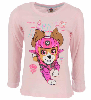 Dívčí triko Paw Patrol vel. 98/104-122/128 růžové