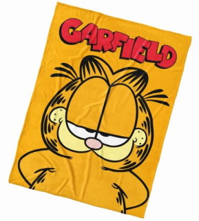 Fleecová deka Kocour Garfield 130x170 cm